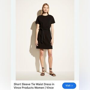 Vince Black Mini Dress